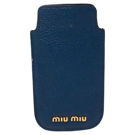 miu miu phone holder|Miu Miu Patent Leather Phone Holder w/ Tags .